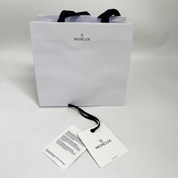 Moncler Other - MONCLER WHITE PAPER SHOPPING Gift BAG With Tags